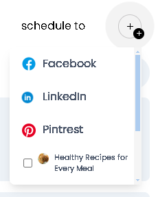 social acc menu